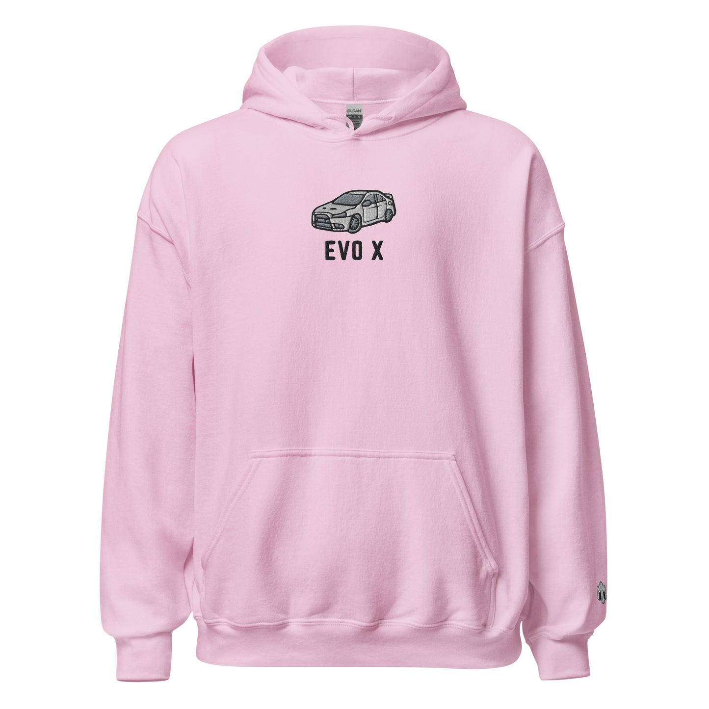 White Evo X | Hoodie (Embroidered)