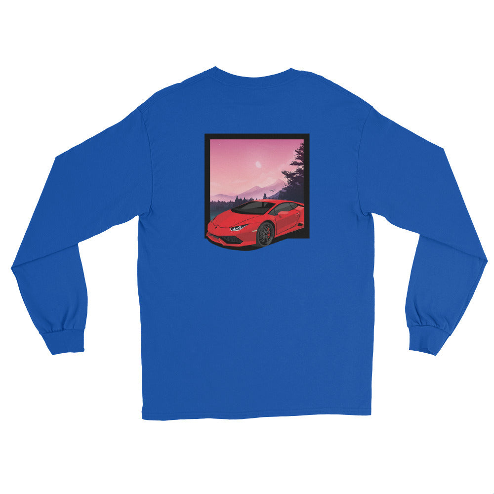 Framed Huracan | Long Sleeve Shirt (Embroidered Logo)