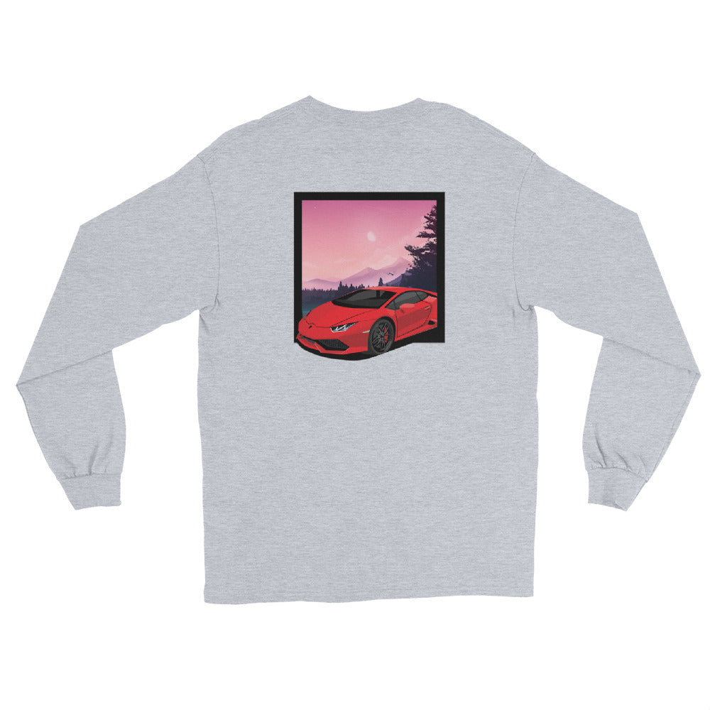 Framed Huracan | Long Sleeve Shirt (Embroidered Logo)