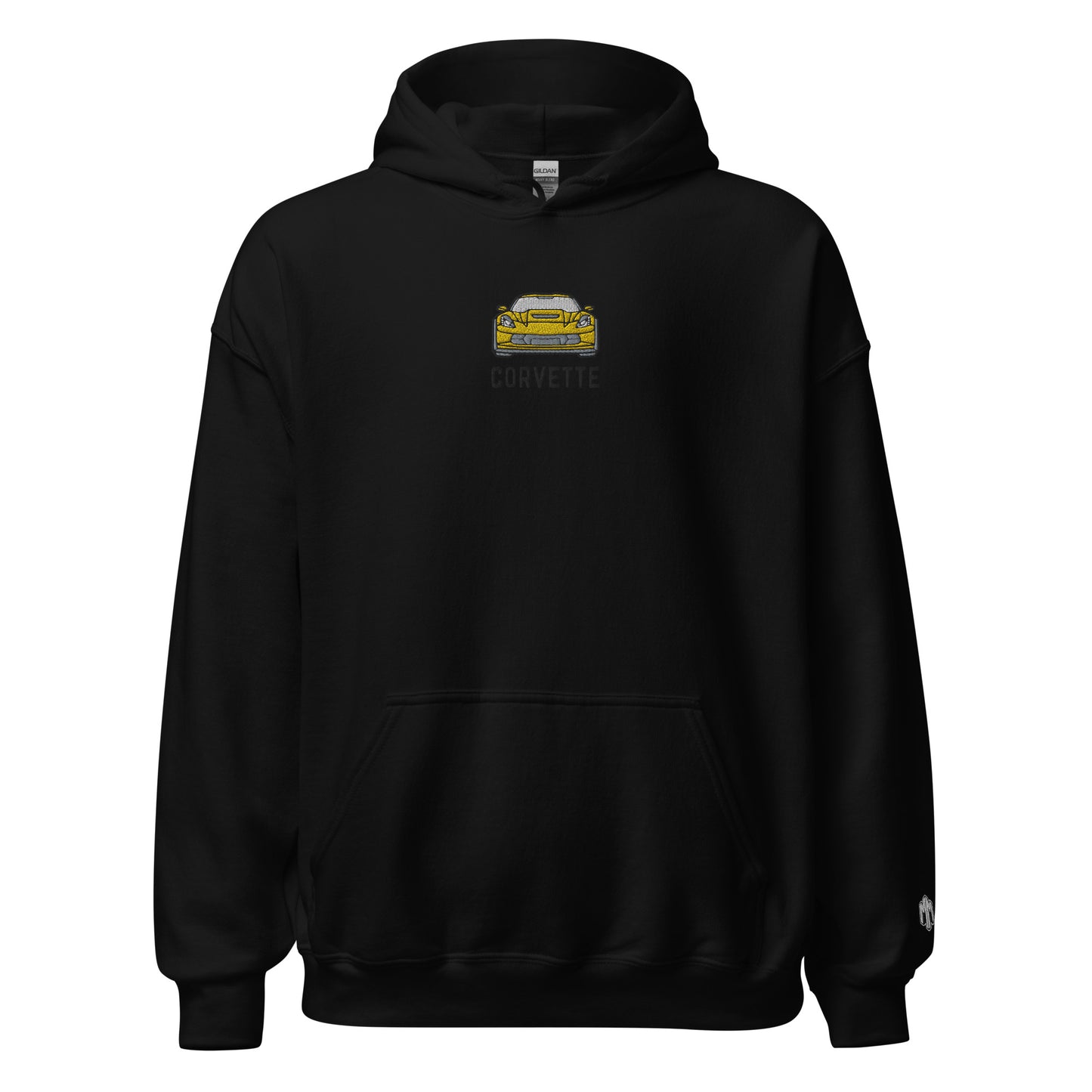 Yellow Corvette | Hoodie (Embroidered)