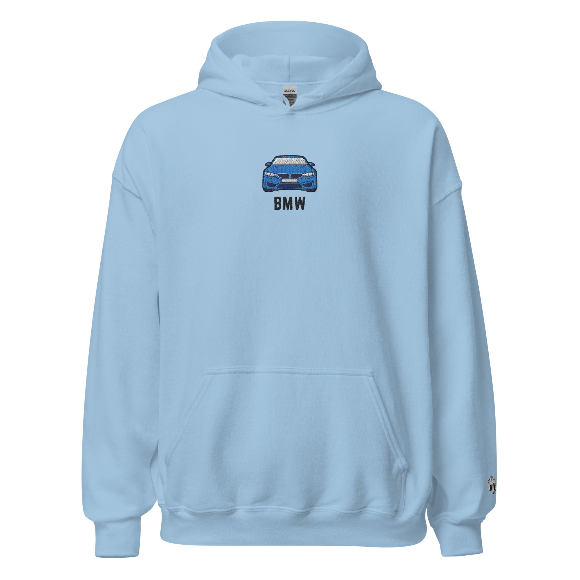 Blue BMW Hoodie Embroidered Midnite Moons