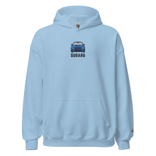 Blue Subaru | Hoodie (Embroidered)