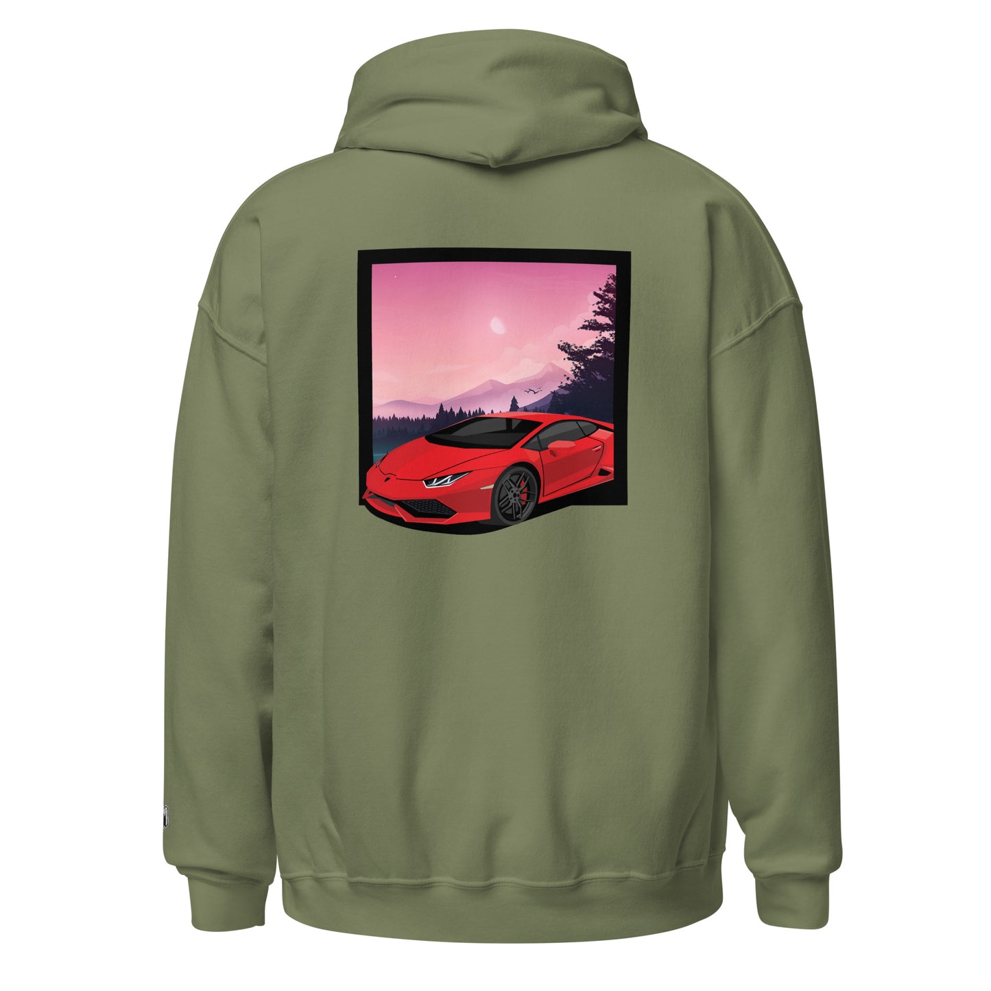 Framed Huracan | Hoodie (Embroidered Logo)