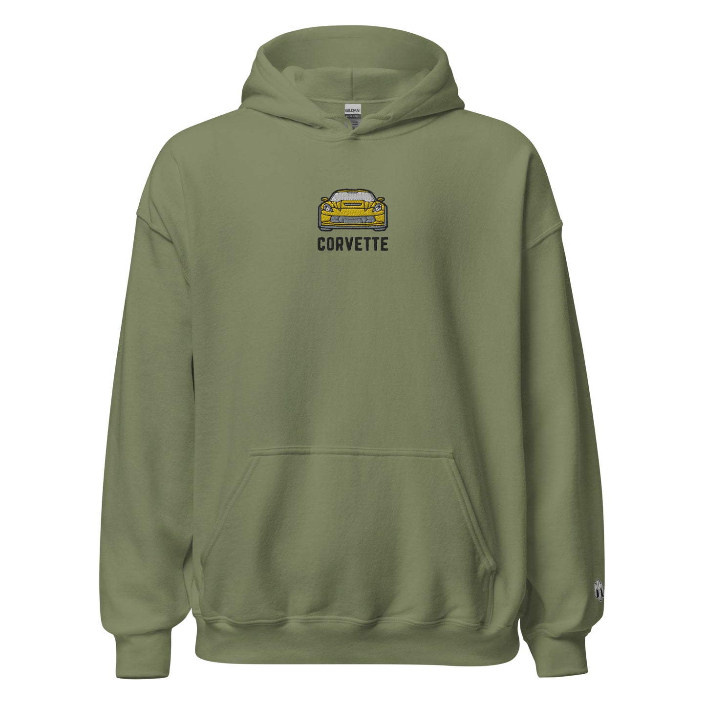 Yellow Corvette | Hoodie (Embroidered)