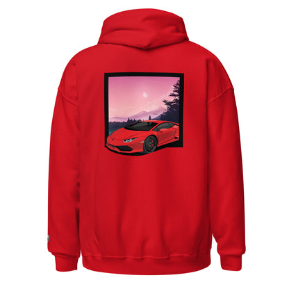 Framed Huracan | Hoodie (Embroidered Logo)