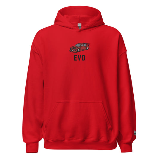 Red Evo | Hoodie (Embroidered)