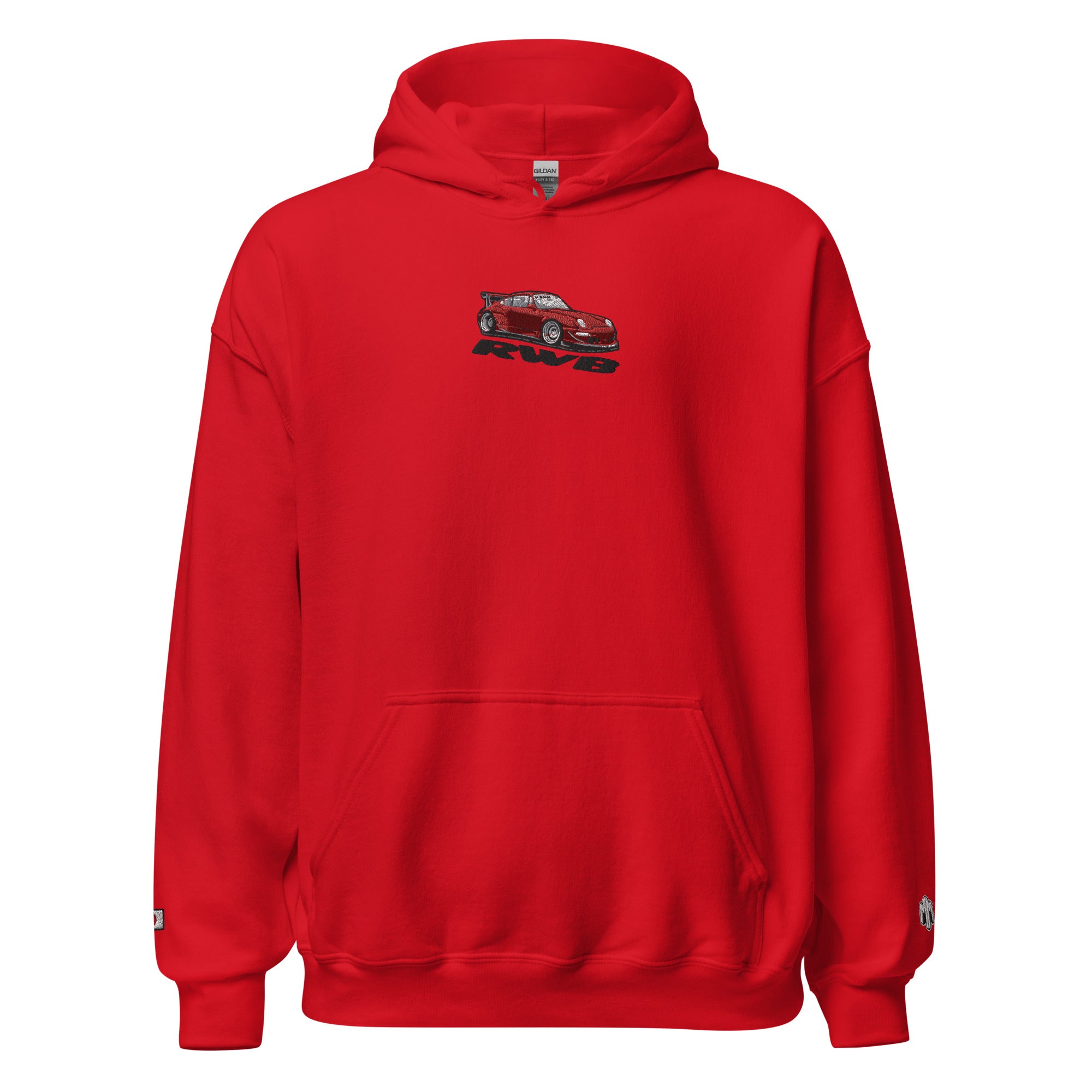 Red RWB Porsche | Hoodie (Embroidered) – Midnite Moons