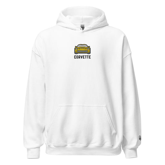 Yellow Corvette | Hoodie (Embroidered)